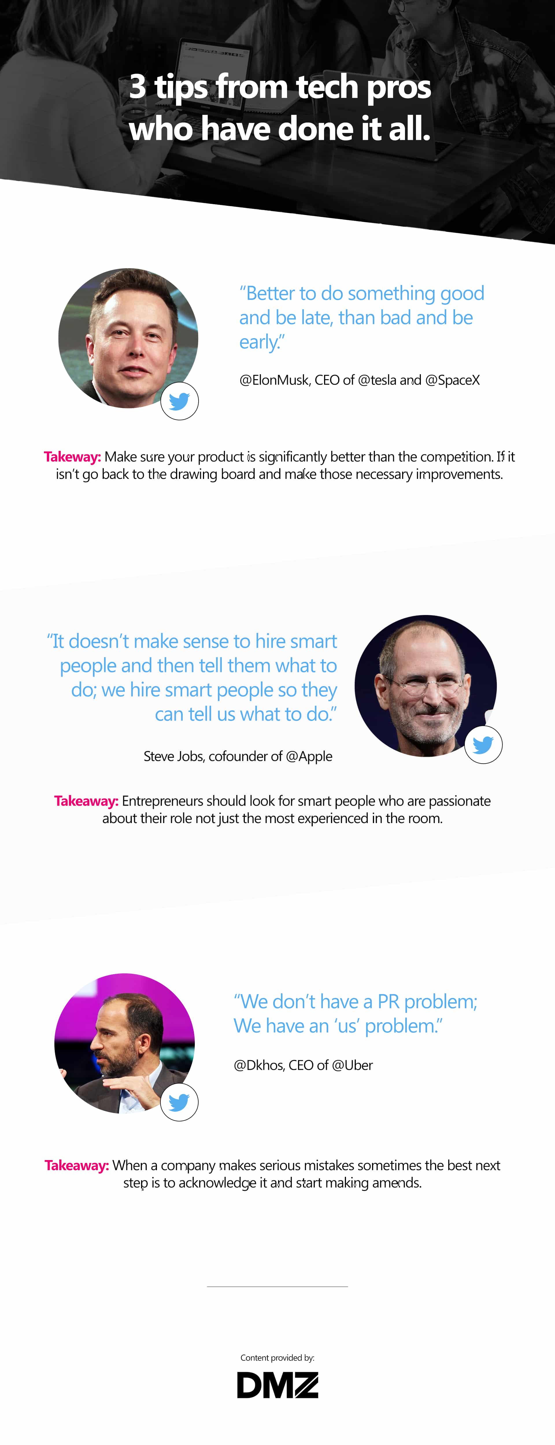 Startup Advice from Top CEOs