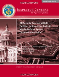 Download the U.S. Ballistic Missile Defense System Security Audit